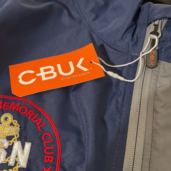 CBUK BY CUTTER & BUCK Jacket USN Marines’ Memorial Club San Francisco Large - Picture 6 of 10